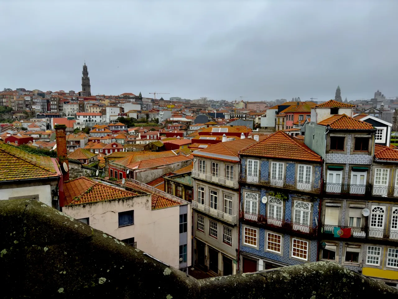 Porto Town View from Cathedral
