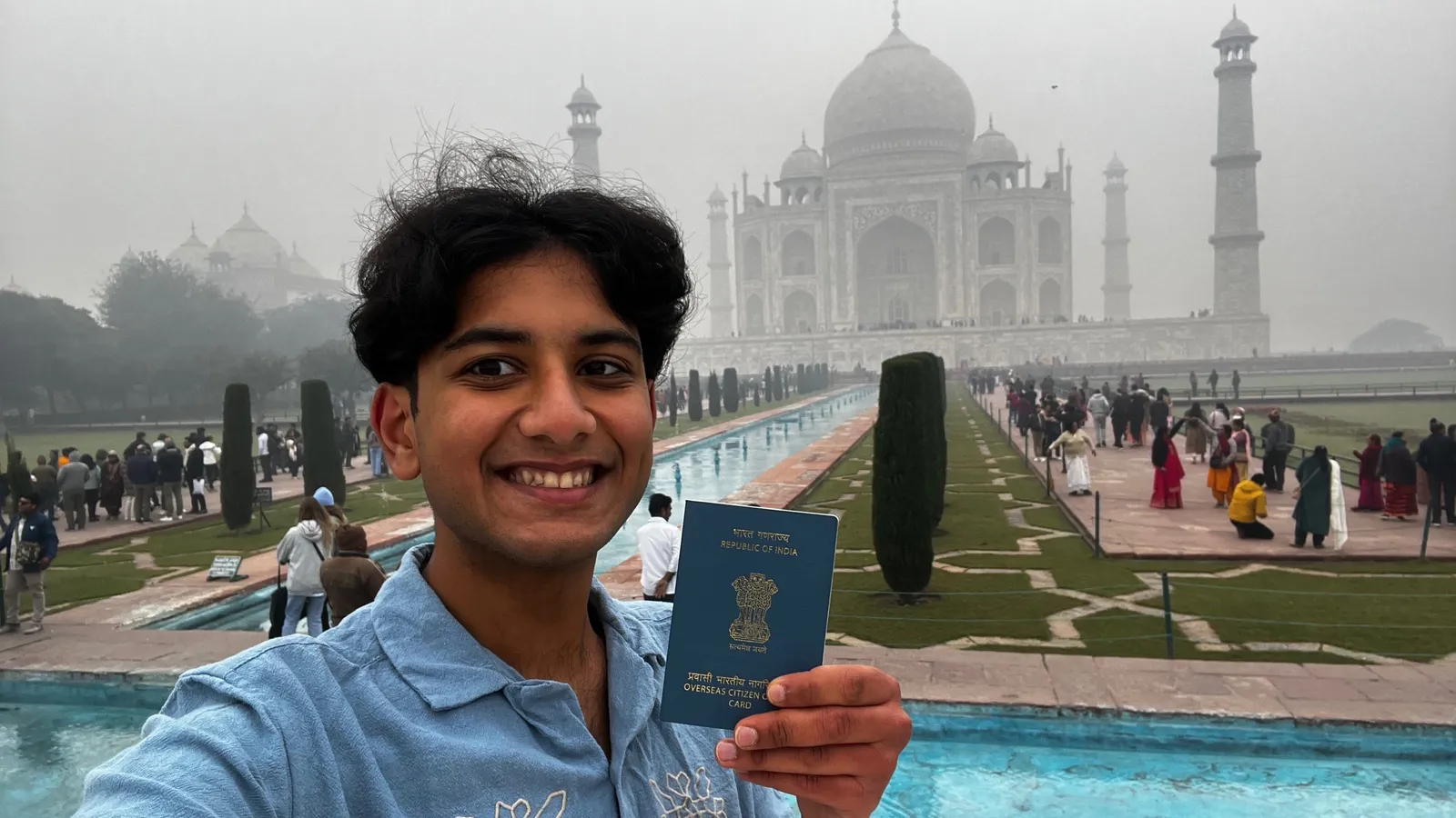 Vedant at Taj Mahal
